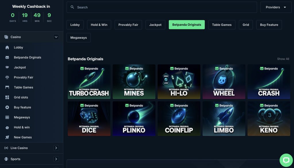 BetPanda Crypto Casino No KYC Casino